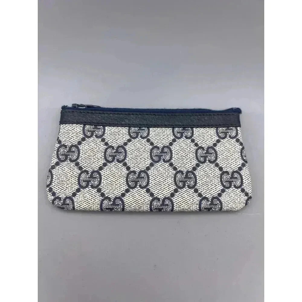 Vintage Gucci Womens Monogram Canvas Logo Zip Accessory Collection Coin … - Picture 2 of 9